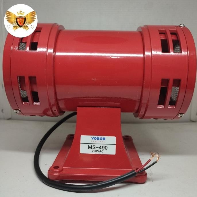 Motor Sirine Sirin 2 Kuping Vorge Ms 490 Ms-490 Vorge Panel Ms490 Sirene - Asli