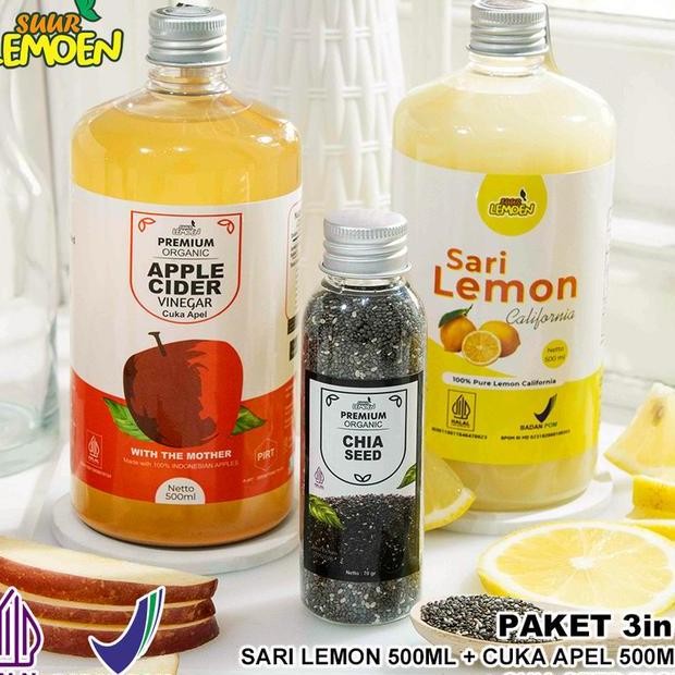 

Paet 3In1 Cua Apel Ml Ari Lemon Ml Chia Eed 70Gr Uur Lemoen Jaarta Timur