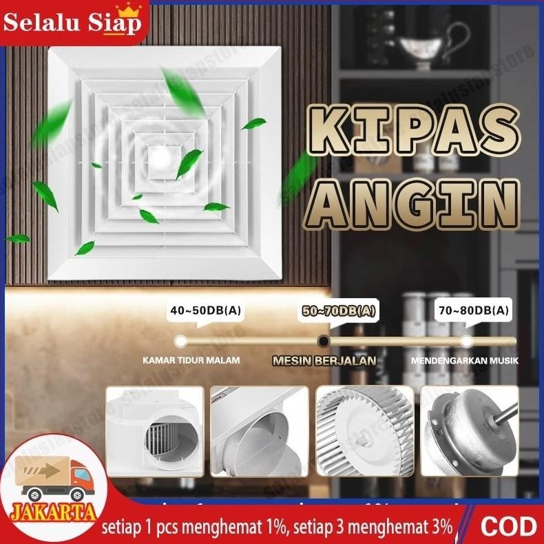 12inci exhaust fan plafon 28cm ceilling fan Kipas Exhaust Fan 12"