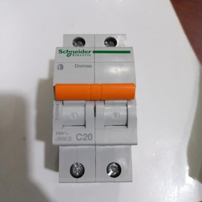 Diskon Mcb Schneider 2Pole 20A Domae
