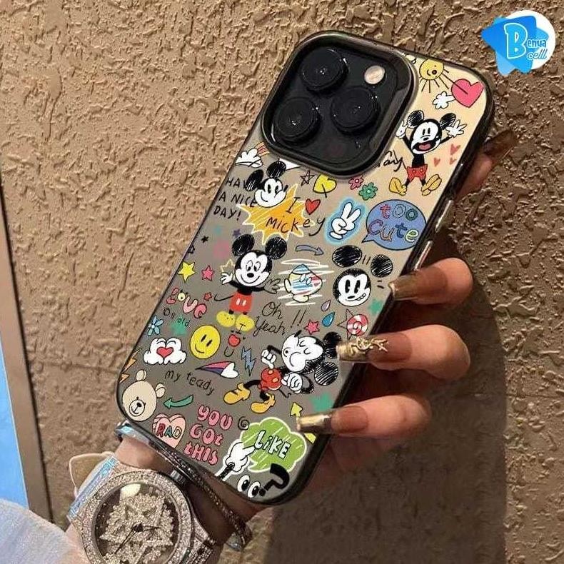 Ss963 Premium Matte Hard Casing Hp Minnie And Minnie Mouse Compatible For Realme 5 5I 5S C3 8 10 11 