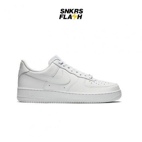 NIKE Air Force 1 07 Triple White Sepatu Sneakers Pria - CW2288111 - Size 45