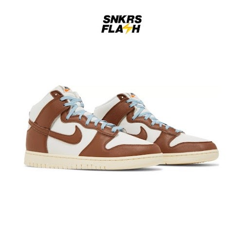 NIKE Dunk High Prm Certified Fresh Brown Sepatu Sneakers Pria - DQ8800200 - Size 43