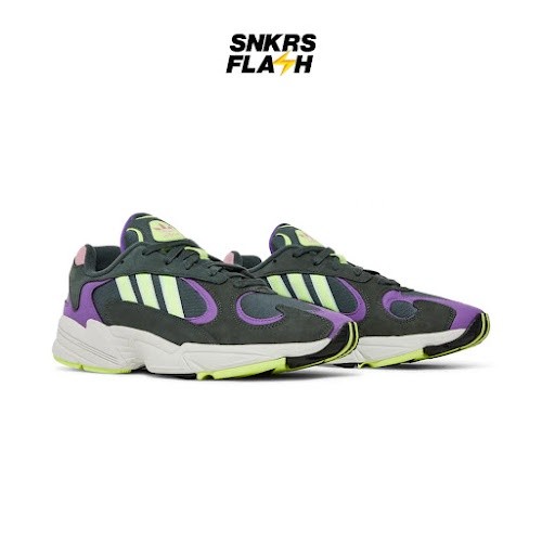 ADIDAS Yung 1 Legend Ivy Black Sepatu Sneakers Pria - BD7655 - Size 43.3