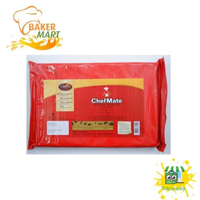 

Grosir Chefmate Dark Chocolate/ Coklat Compound 1Kg