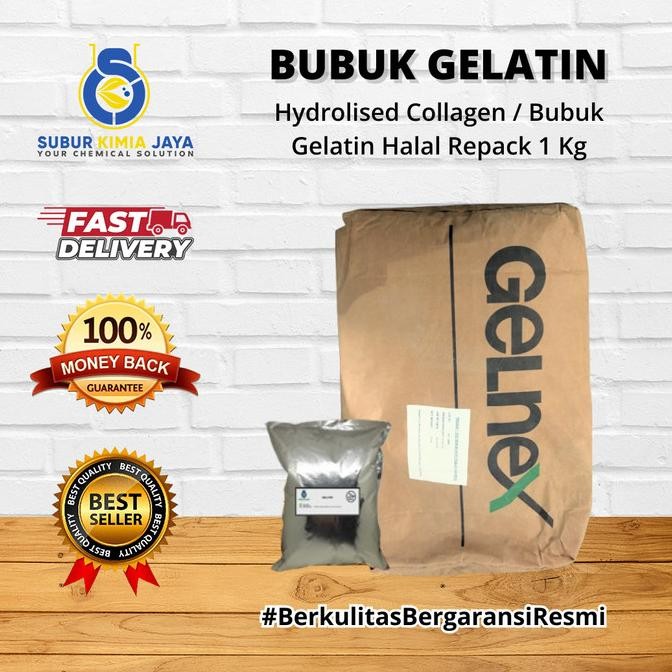 

Murah Gelatin Bloom 150 Halal 1 Kg
