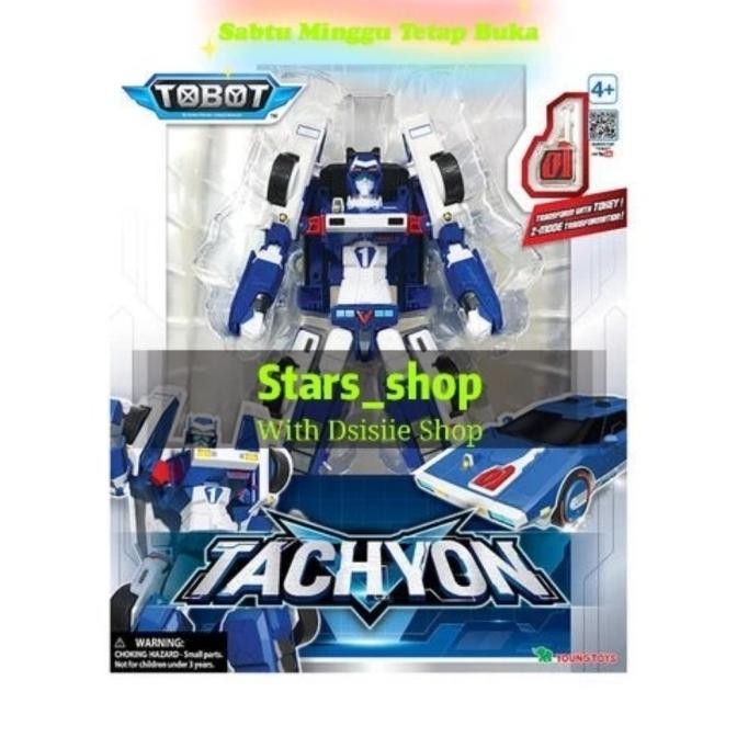 Tobot Galaxy Detective Tachyon Original - Robot Tranforming Tobot Ori Co