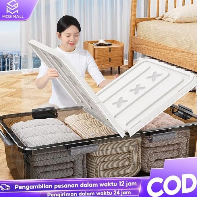 Kotak Penyimpanan Serbaguna Storage Box Kotak Penyimpanan di Bawah Tempat Tidur Kotak Penyimpanan Ma