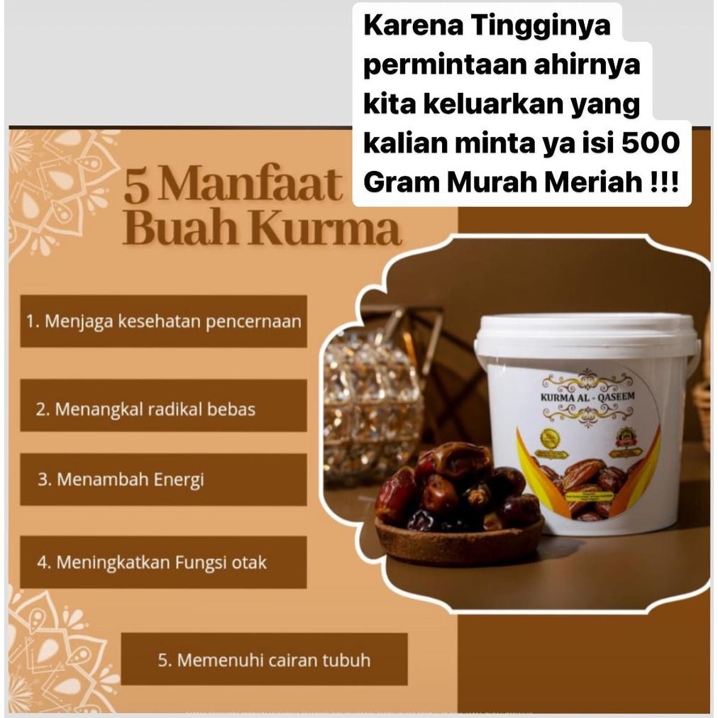 

Or42 tg-342 Rb Kurma Al Qaseem Isi 500 Gram Viral Terlaris