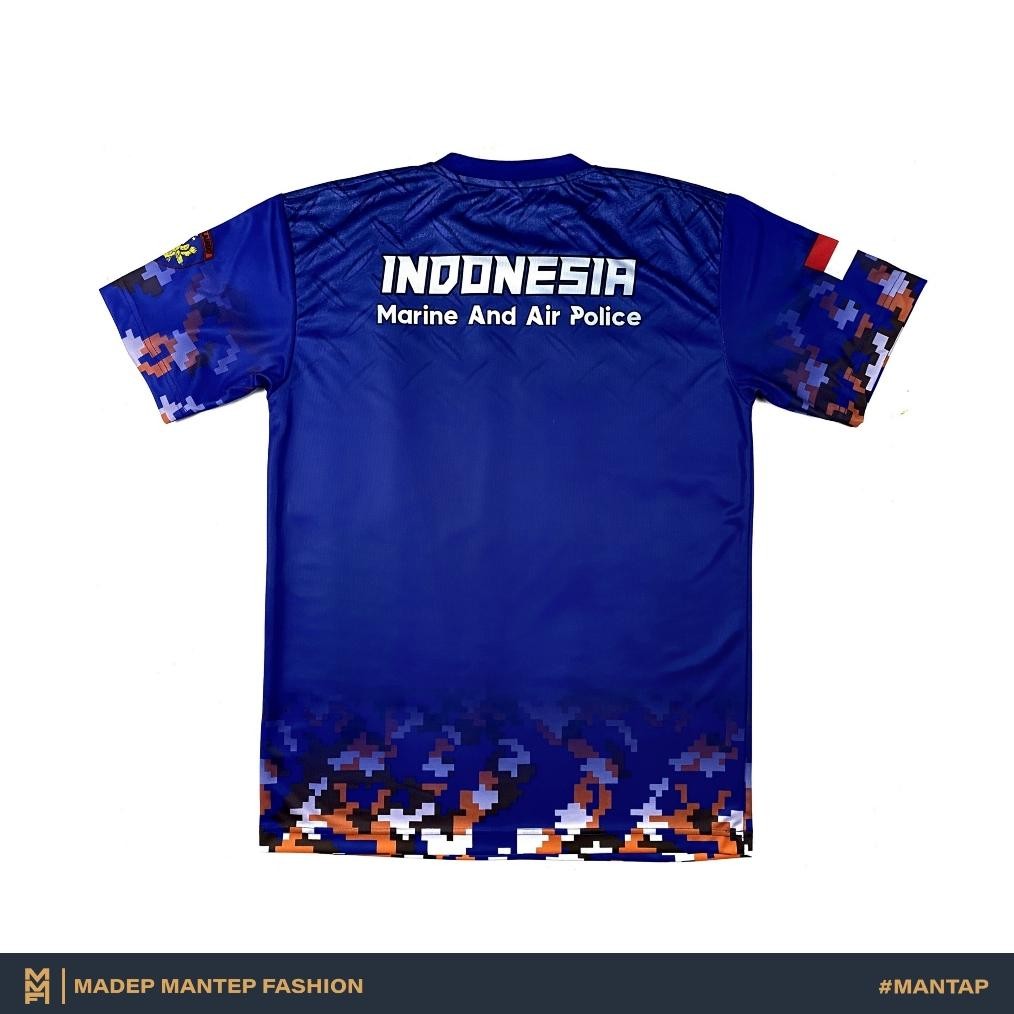 Kaos Polairud Motif Loreng Kaos Dryfit Polairud Polri Dryfit Full Printing Kaos Biru Loreng Polairud