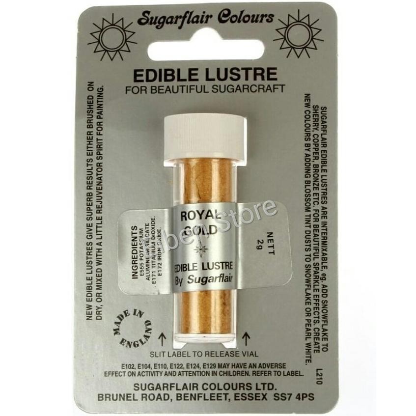 

Promo Sugarflair Edible Lustre Color Royal Gold - Btl-2Gr