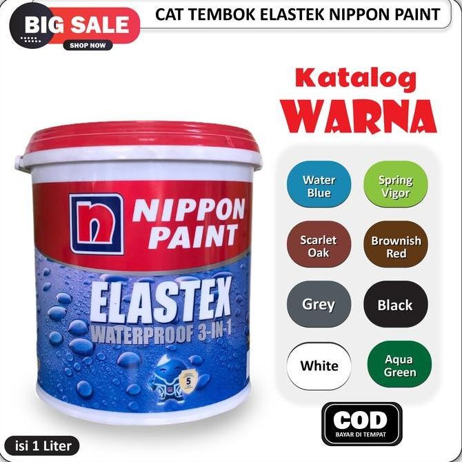 Cat Tembok Kamar Dinding Rumah Dapur Ruang Tamu wc toilet Anti Jamur Lembab Air Estetik Pelapis Anti