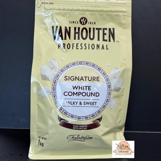 

Promo Van Houten White Coin 1Kg Compound Chocolate Wcc Cokelat Coklat Putih