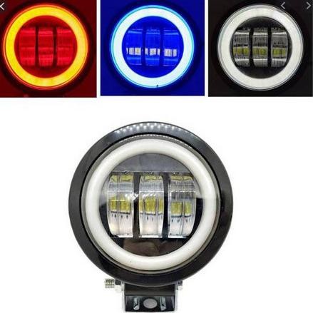 Lampu Tembak Sorot LED CWL 3 MATA k30 4D Angel eye 30 watt BULAT Cree