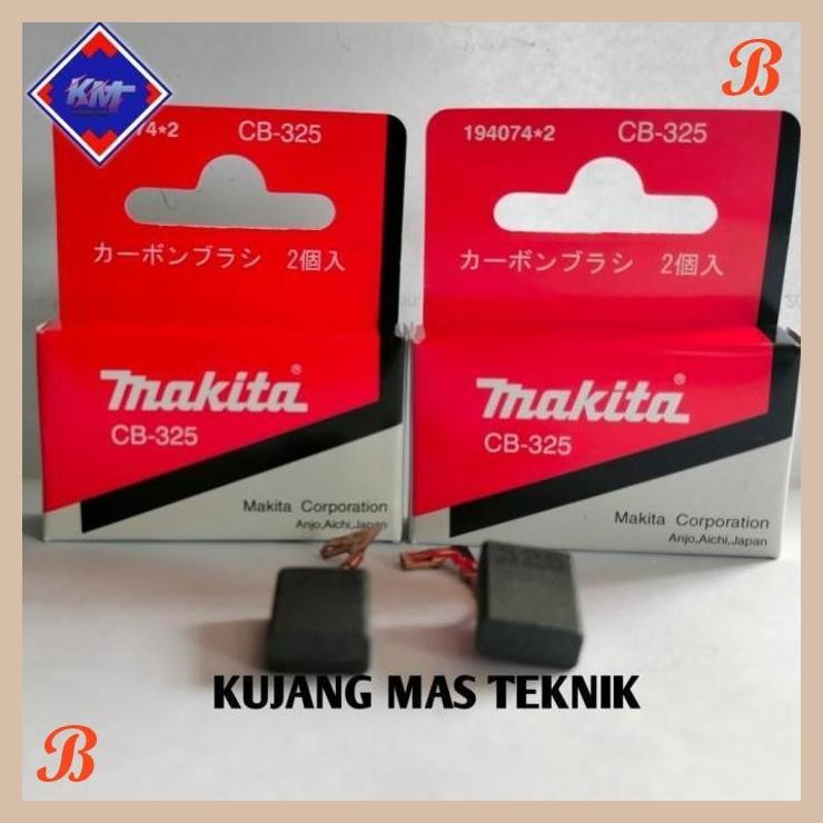 [KMT] CARBON BRUSH CB-325 MESIN GERINDA MAKITA 4" 9553B CB 325 ORIGINAL