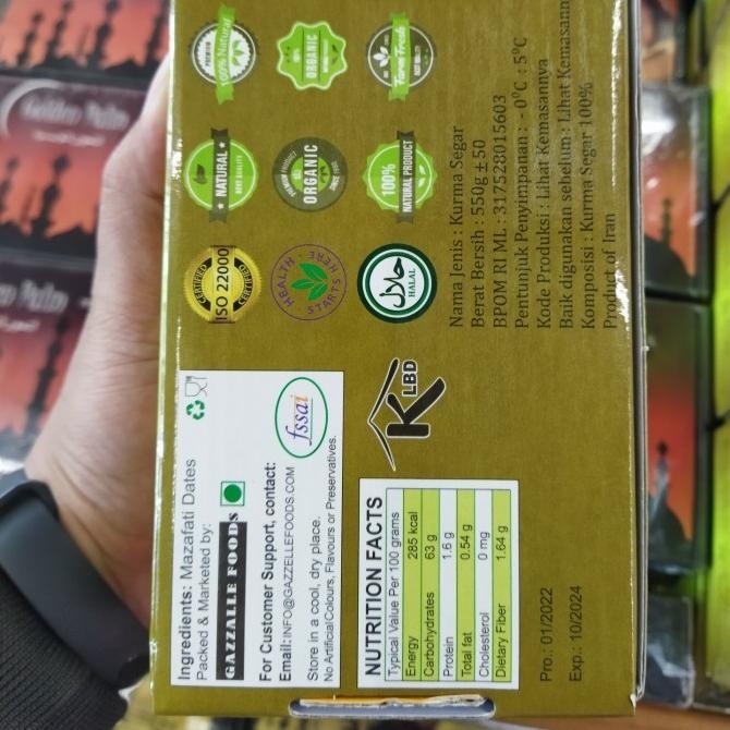 

Murah Kurma Anggur Black Diamond No 1 Quality Dates | 500 Grm