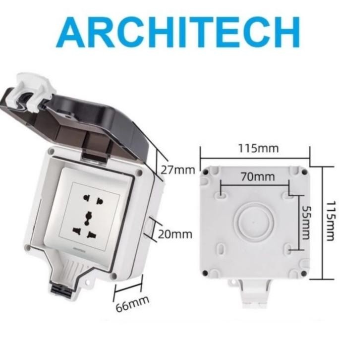 Terjangkau Cover Stop Kontak Outbow Ip66