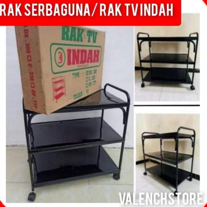 rak tv indah/ rak galon / rak buku / rak tv besi dx300 /rak tv