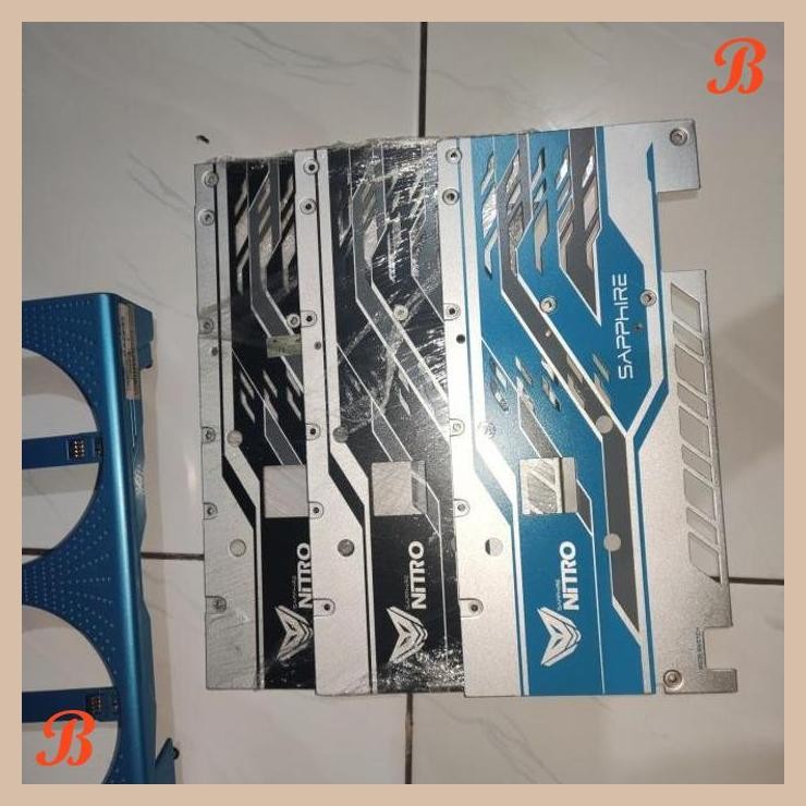 [SRP] Backplate Rx 580 480 570 470 PULSE Nitro Alumunium Original