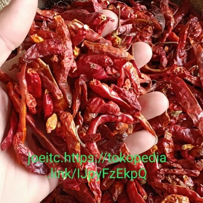 

Grosir Cabe Kering Rawit/Teja Import, Super Pedas Dan Tanpa Tangkai
