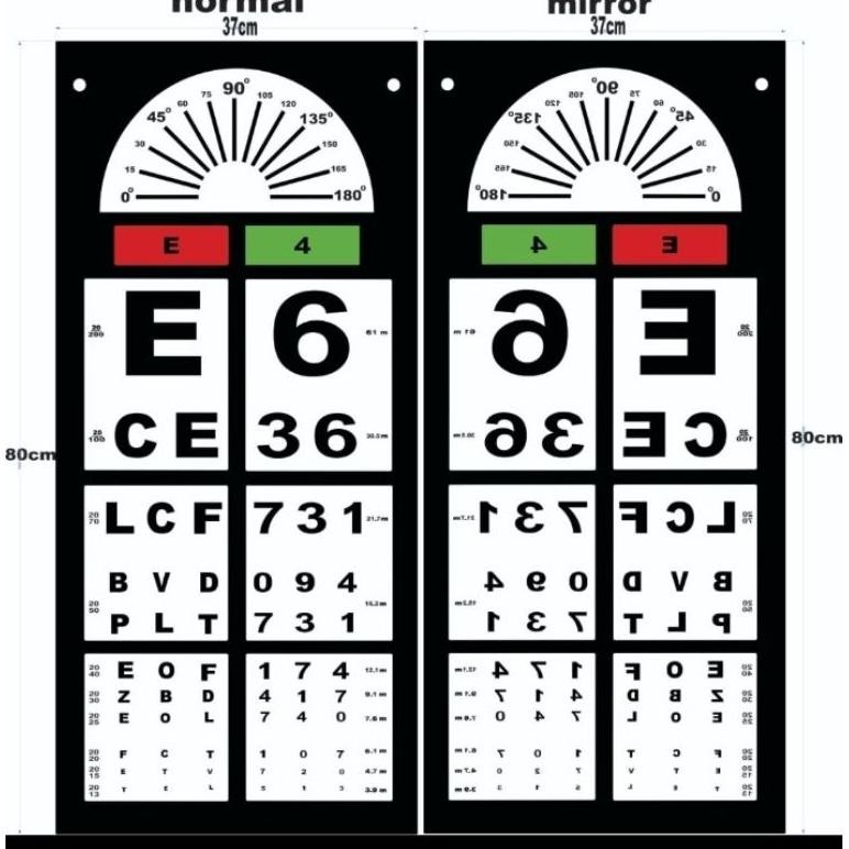 mia snellen chart elektrik remote