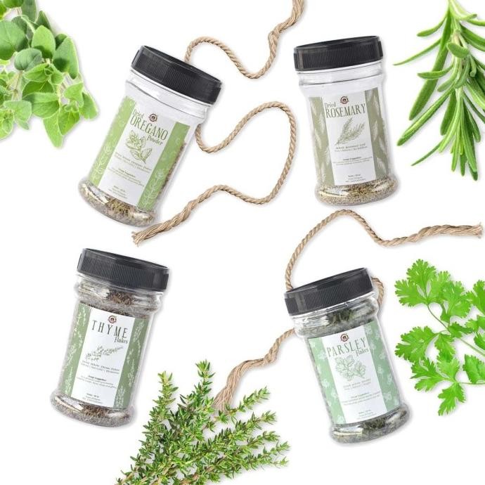 

Sale Essential Herb Pack / Paket ( Oregano , Thyme , Parsley , Rosemary )