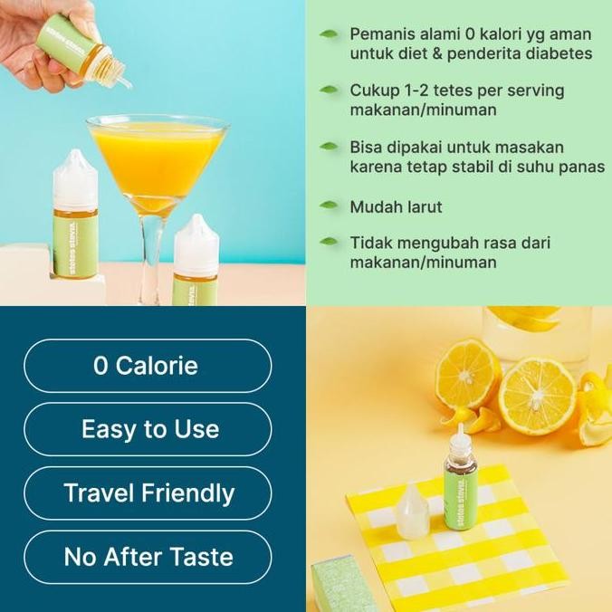 

Grosir Stetes Stevia Natural Sweetener 30 Ml Pemanis Alami Gula 0 Kalori
