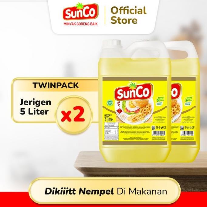

Promo Sunco Minyak Goreng Jerigen 5 L - Twinpack
