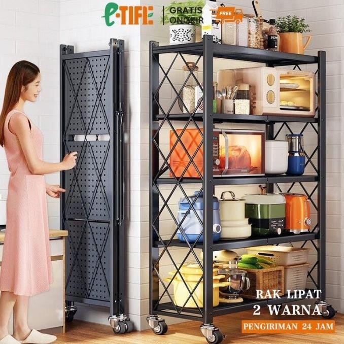 Rak Besi Lipat Rak Sunsun Besi Rak Besi Siku 5 Susun Rak Besi Susun 5 Tingkat