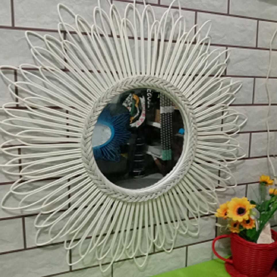 PALING MURAH CERMIN GANTUNG CERMIN DINDING CERMIN MOTIF CERMIN DEKOR CERMIN MATAHARI CERMIN ROTAN CE