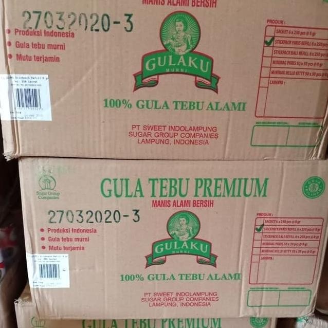 

Promo Gula Pasir Gulaku Putih/Kuning. 1Dus = 24 Bks