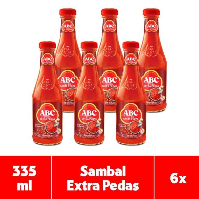 

Murah Abc Saus Sambal Extra Pedas 335 Ml - Multipack 6 Pcs