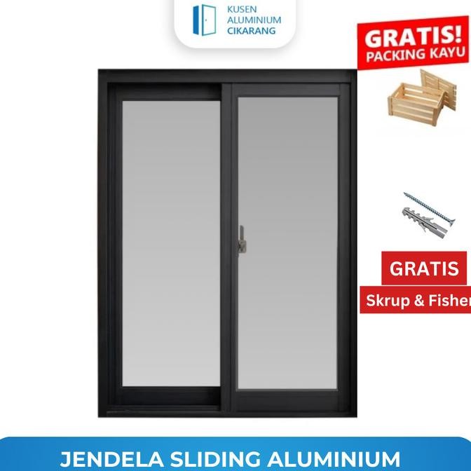 Jendela Geser Aluminium - Jendela Sliding Alumunium