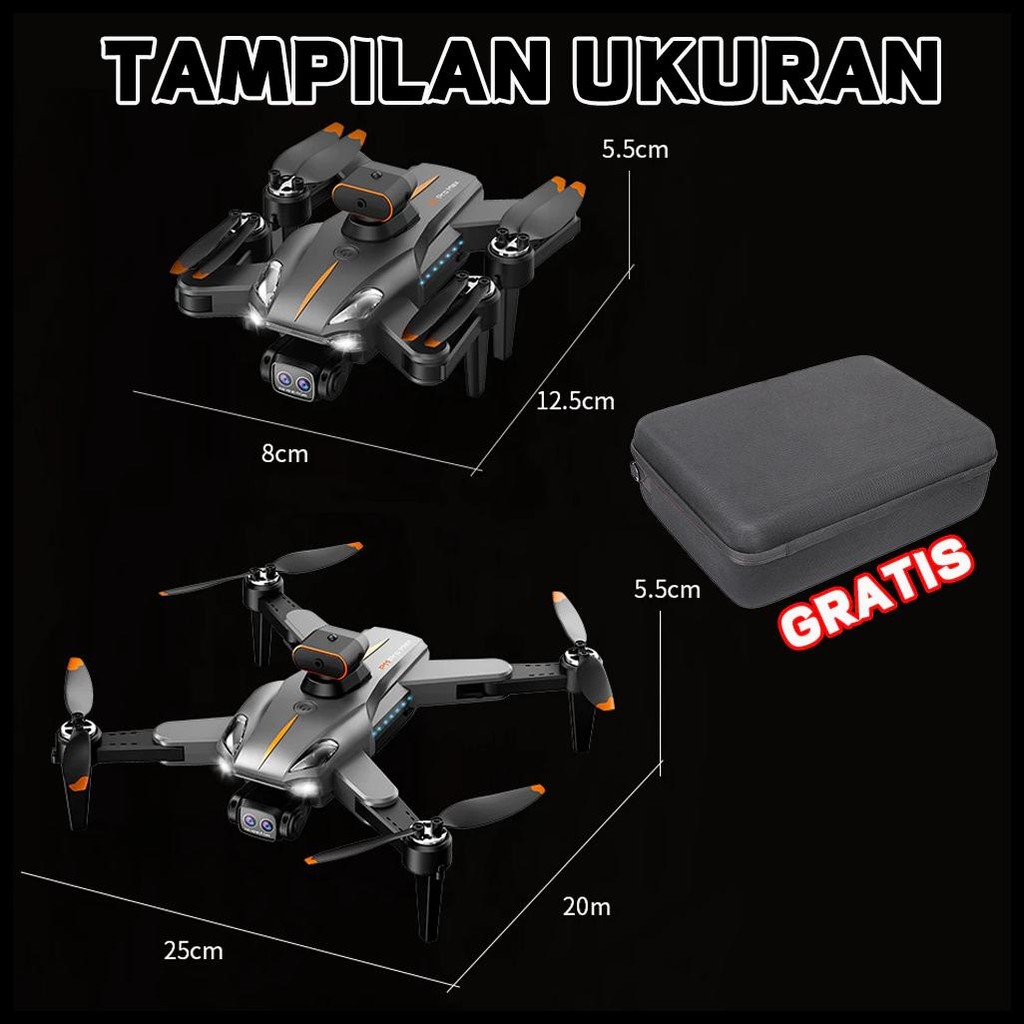 SMART DRONE P11S MAX DUAL HD CAMERA SHOOT ORIGINAL INDOOR OUTDOOR DRONE MINI RC DRONE