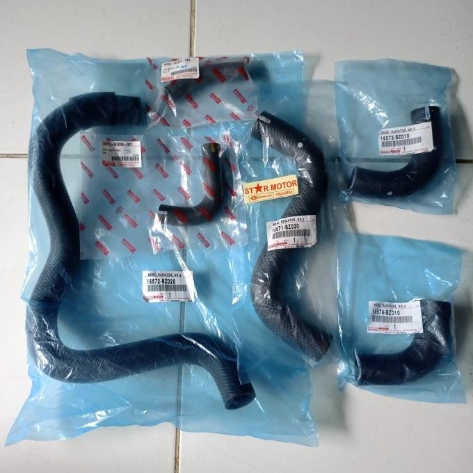 New Selang radiator avanza 1300,selang radiator xenia 1,3,selang radiator set dan selang bypass orig