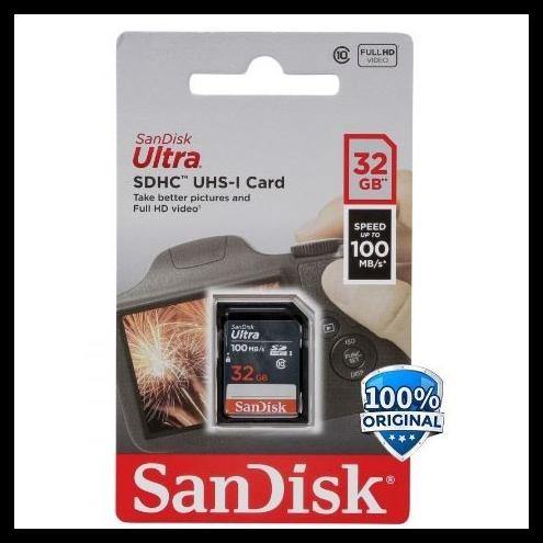 SANDISK SD CARD 100MB/S SDCARD MEMORY CAMERA 16GB 32GB 64GB 128GB ORIGINAL SDHC SANDISK