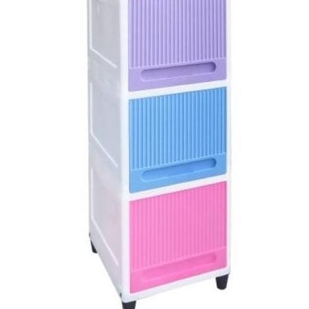 Lemari Plastik Flip 3 susun Club