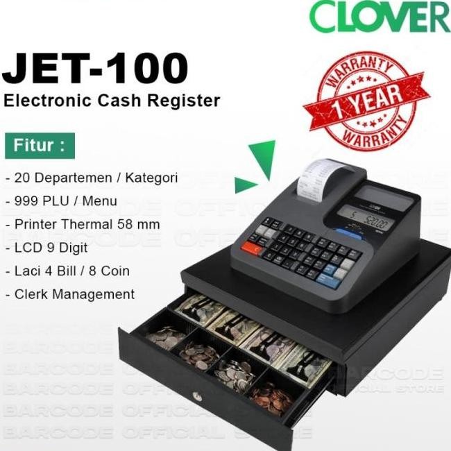 Mesin Kasir Cash Register Sharp XE-A307 XE A307 Dual Display