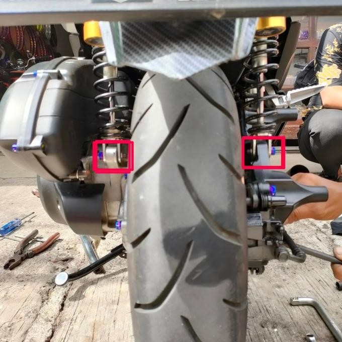Part Baut Shock Belakang Kiri Kanan [Aerok,Lexi,Nmax,Xmax]