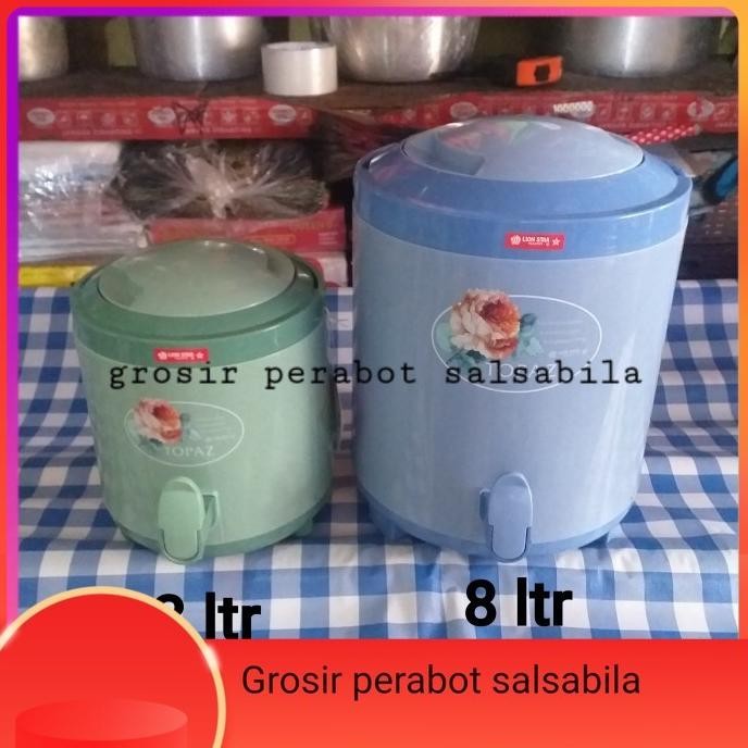 Diskon Termos Dispenser Tempat Air Panas Dingin Drink Jar Sahara Lion Star