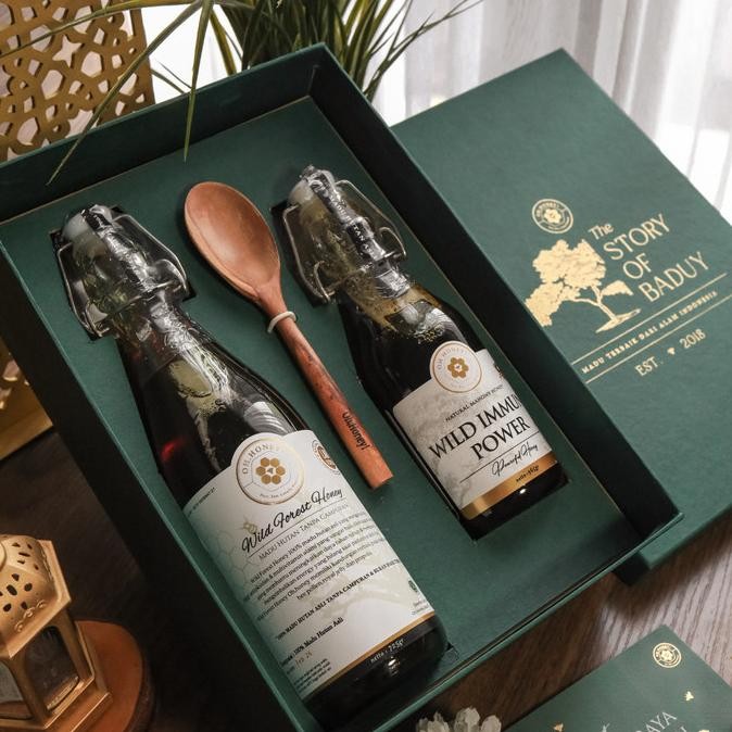 

Hampers Premium Story of Baduy Series - Exclusive Set Madu Hutan Murni Asli Oh,Honey