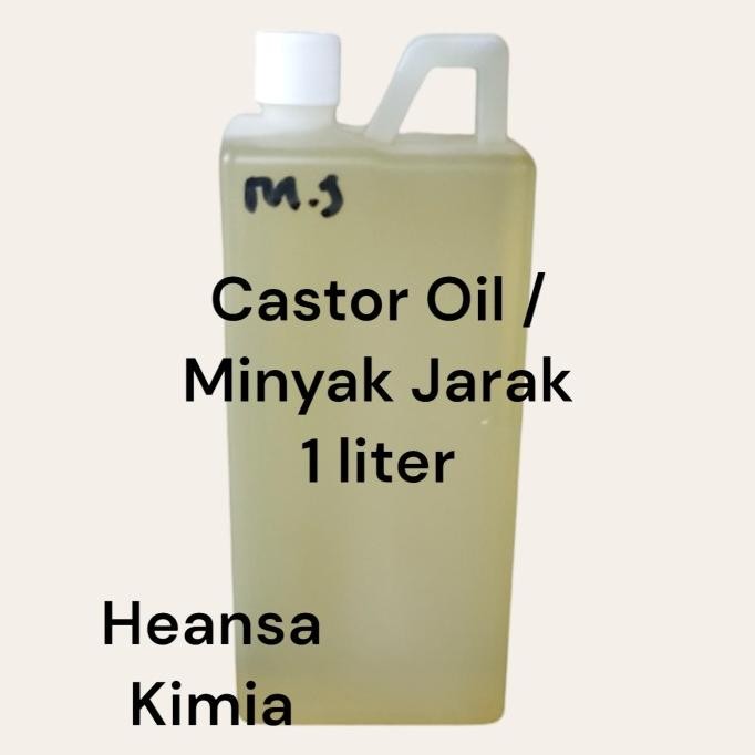 

MINYAK JARAK / CASTOR OIL ( 1 LTR ) (Cold Pressed Tanpa Pemanasan) by Radhiant official
