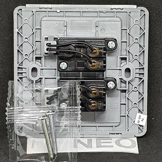 Terjangkau Neo Schneider Saklar Seri Double Clipsal