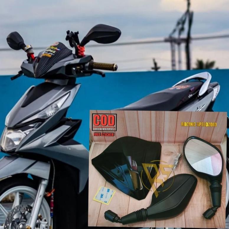 Gh-67 Visor Dan Spion Click Honda Beat Fi New