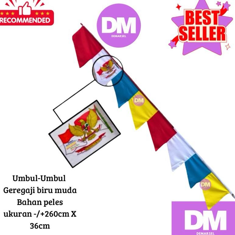 Gj-46 Umbul Umbul Warna Warni Bendera Palestina Bendera Merah Putih