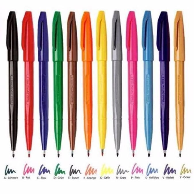 

Touch Brush Sign Pen PENTEL by Radhiant official