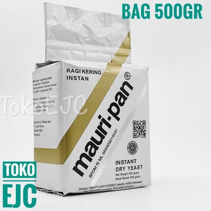 

TERSEDIA Ragi Instan / Instant Dry Yeast / Mauripan Mauri Pan 500gr