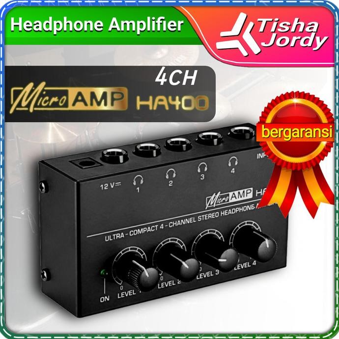 Headphone Amplifier 4 Channel Ha 400 Original