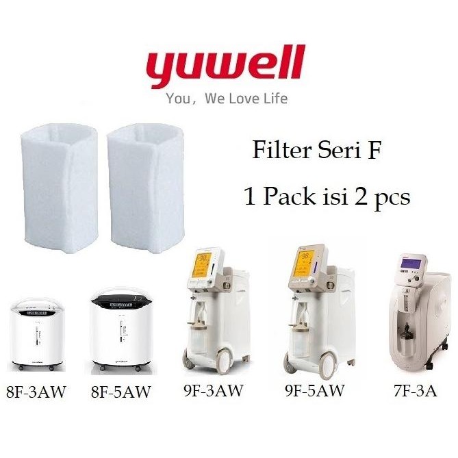 FILTER OXYGEN CONCENTRATOR YUWELL YU 300 8F-3AW 8F-5AW 9F-3AW 9F-5AW ORIGINAL DAN TERPERCAYA