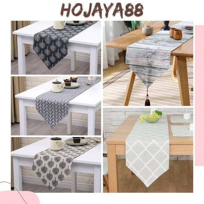 Taplak Meja Makan Modern / Taplak Meja Linen Modern